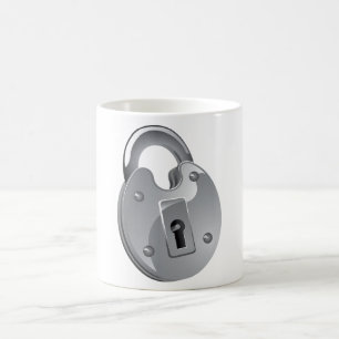 Padlock Security-Mok Koffiemok