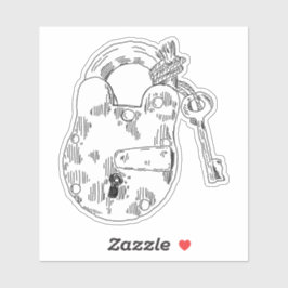 Padlock Sticker