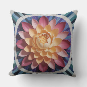 Padma Radiance Mozaïek 3D Batik Motief Kussen