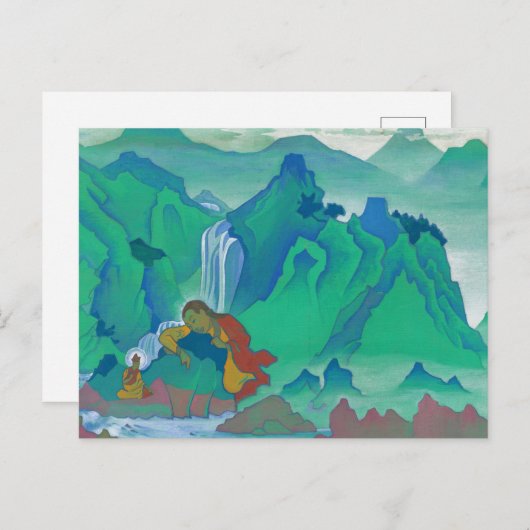 Padma Sambhava door Nicholas Roerich Feestdagenkaart (Voorkant / Achterkant)