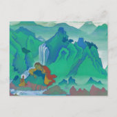 Padma Sambhava door Nicholas Roerich Feestdagenkaart (Voorkant)