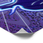 Padma Sambhava Radiant Paars Poster (Hoek)