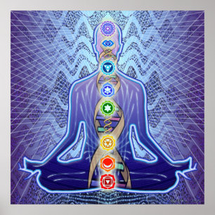 Padma Sambhava Radiant Paars Poster