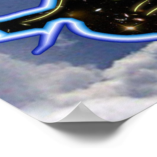 Padma Sky en Galaxies Poster (Hoek)