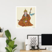 Padmasambhava (Guru Rinpoche) Poster (Thuiskantoor)