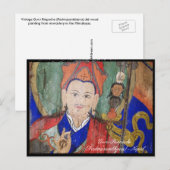 Padmasambhava, Guru uit Tibet - Himalayas Postcar Briefkaart (Voorkant / Achterkant)