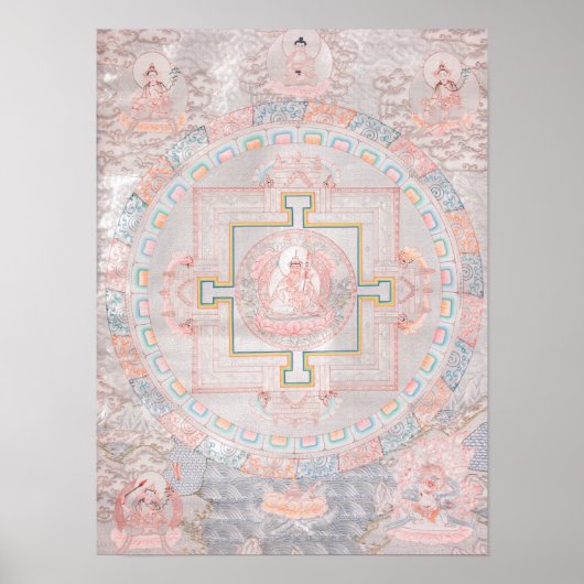 Padmasambhava Mandala Poster (Voorkant)