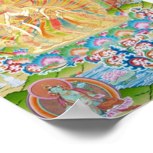 Padmasambhava Rainbow Body Poster (Hoek)