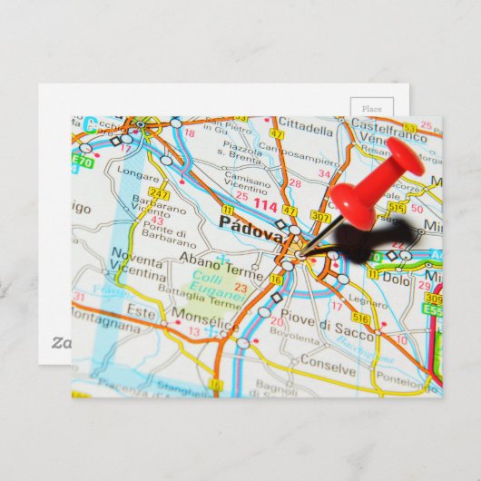 Padova, Italië Briefkaart (Voorkant / Achterkant)