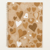  Padrão de corações. Planner (Voorkant)