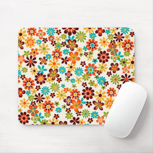 padrão de flores muismat (Met muis)