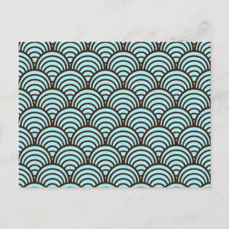 padrão em forma geometrica briefkaart
