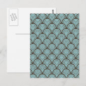 padrão em forma geometrica briefkaart (Voorkant / Achterkant)