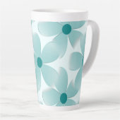 Padrão floral verde. latte mok (Rechterhoek)