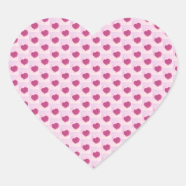 Padrão fofo de pequenos corações. hart sticker