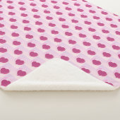 Padrão fofo de pequenos corações. sherpa deken (3/4)