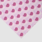 Padrão fofo de pequenos corações. tissuepapier (Detail)