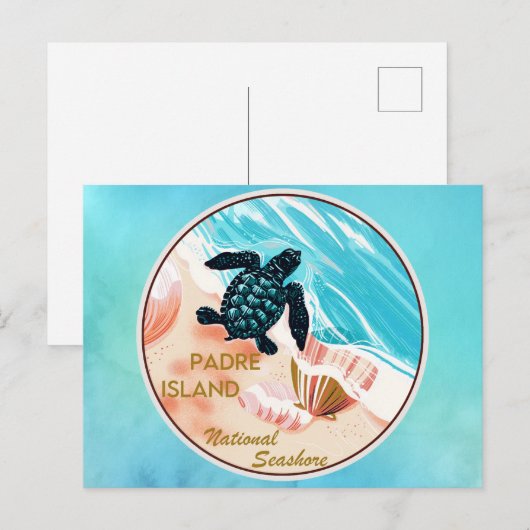 Padre Island National Seashore Briefkaart (Voorkant / Achterkant)