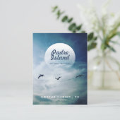 Padre Island National Seashore Brown Pelicans Briefkaart (Staand voorkant)