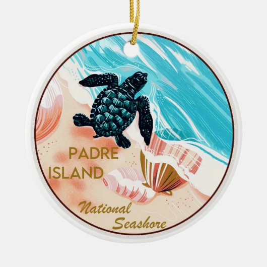 Padre Island National Seashore Keramisch Ornament (Voorkant)