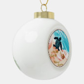 Padre Island National Seashore Keramische Bal Ornament (Links)