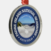 Padre Island National Seashore Metalen Ornament (Rechts)