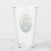 Padre Island National Seashore Ocean Birds Glas (Achterkant)