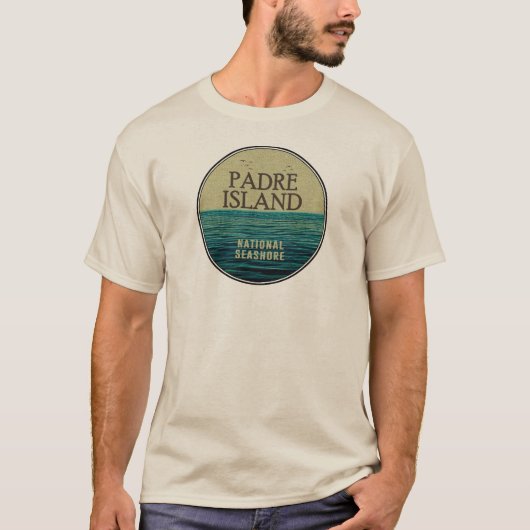 Padre Island National Seashore Ocean Birds T-shirt (Voorkant)