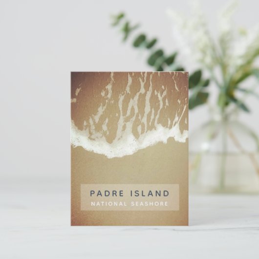 Padre Island National Seashore Ocean Waves Beach Briefkaart (Staand voorkant)