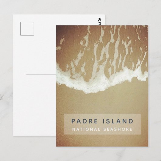 Padre Island National Seashore Ocean Waves Beach Briefkaart (Voorkant / Achterkant)