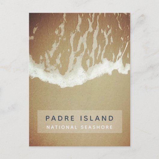 Padre Island National Seashore Ocean Waves Beach Briefkaart (Voorkant)