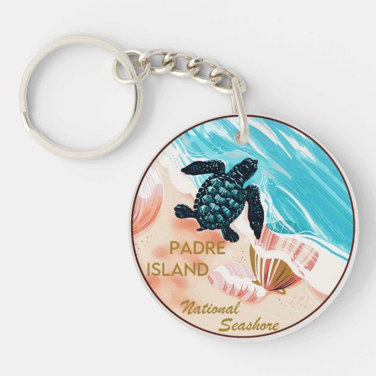 Padre Island National Seashore Sleutelhanger (Voorkant)