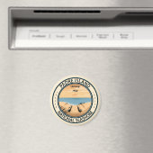 Padre Island National Seashore Texas Badge Magneet (Insitu (Vaatwasser))