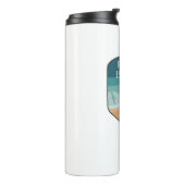 Padre Island National Seashore Texas Seagulls Thermosbeker (Gedraaid links)