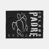 Padre Island Texas Souvenir Fleece Deken (Voorkant (Horizontaal))