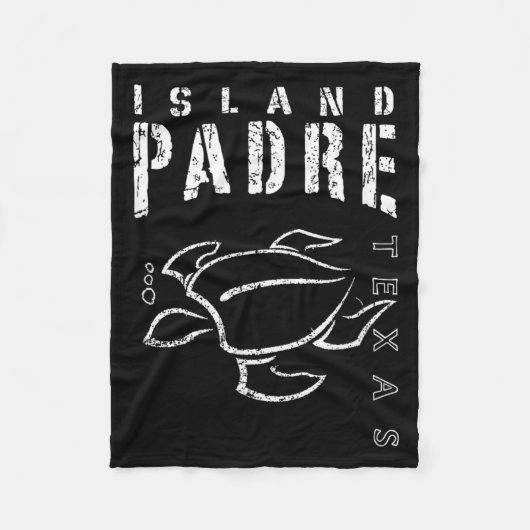 Padre Island Texas Souvenir Fleece Deken (Voorkant)