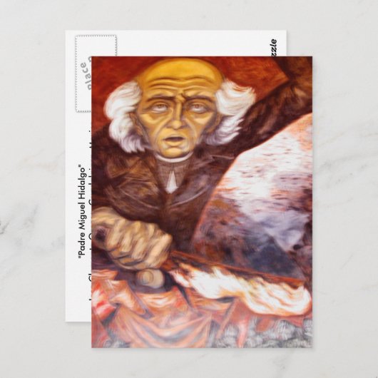 "Padre Miguel Hidalgo" Jose Clemente Orozco Briefkaart (Voorkant / Achterkant)