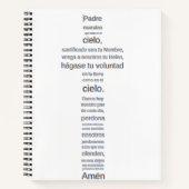 Padre nuestro notitieboek (Voorkant)