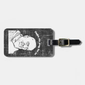 Padre Pio Bagagelabel (Voorkant horizontaal)