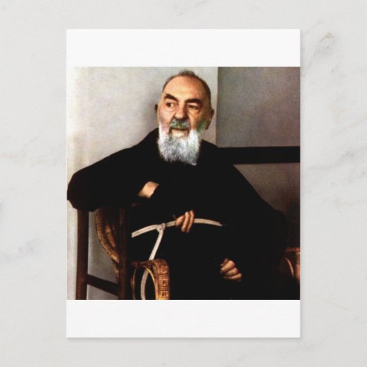 Padre Pio Briefkaart (Voorkant)
