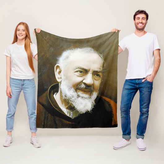 Padre Pio Fleece Deken (In situ)