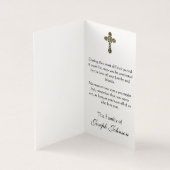 Padre Pio katholiek condoleances Bedankt kaarten (Binnen)