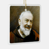 Padre Pio Keramisch Ornament (Rechts)