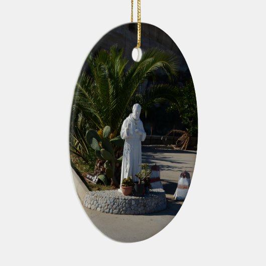 Padre Pio Keramisch Ornament (Rechts)