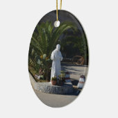 Padre Pio Keramisch Ornament (Links)