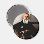 Padre Pio Magneet (Voorkant / Achterkant)