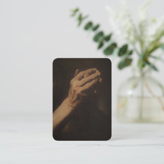 Padre Pio Prayer na de communiqué-prentenkaart Visitekaartje (Staand voorkant)