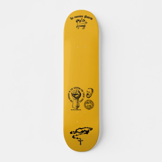 Padre Pio Skateboard, 7¾-inch deck Persoonlijk Skateboard (Voorkant)