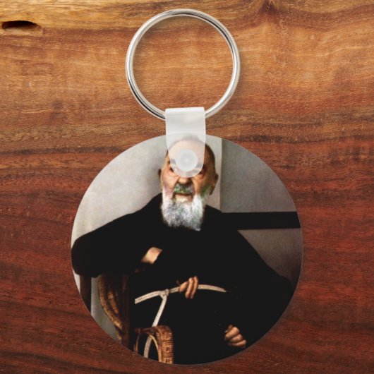 Padre Pio Sleutelhanger (Voorkant)