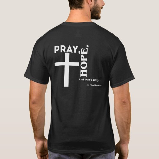 Padre Pio T-Shirt (Achterkant)